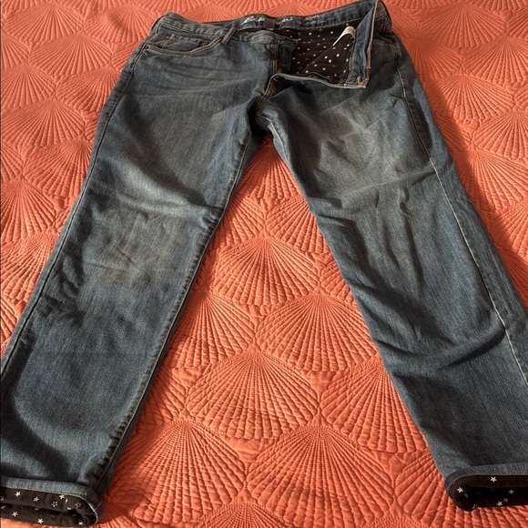 Eddie Bauer , Boyfriend fit, Relaxed leg, fleece lined jeans,NWOT, 16 Tall - Picture 1 of 8